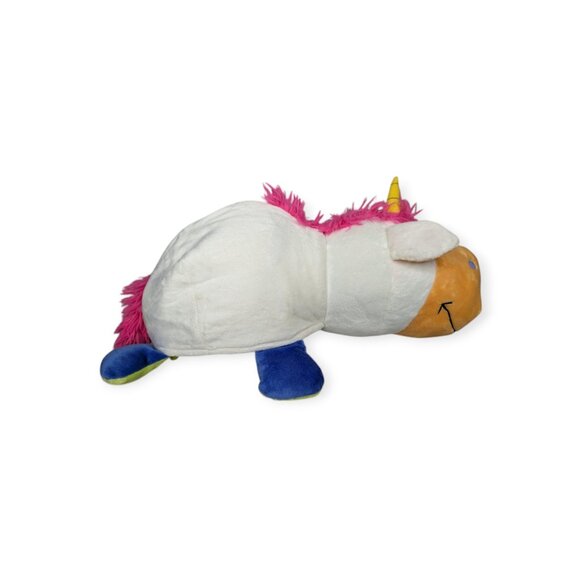 2015 Jay at Play Flip A Zoo Imogen Dragon to Persephone Unicorn Plush Animal 18" - Picture 7 of 16